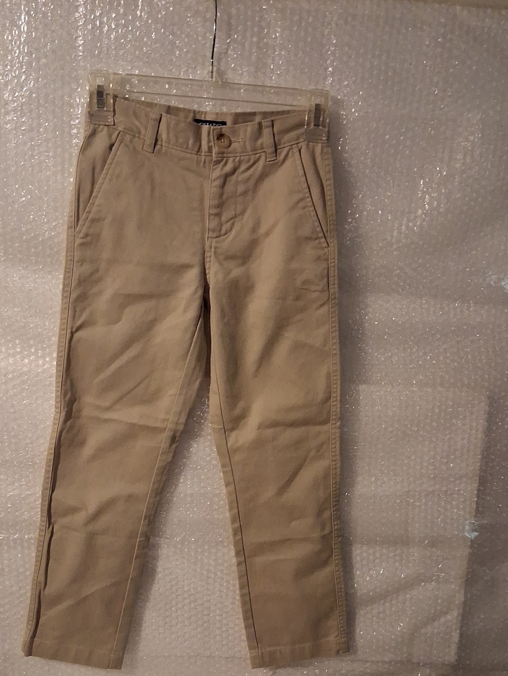 Chaps Boys Size 8 Kahki Pants Straight Leg School Uniform Casual Chinos